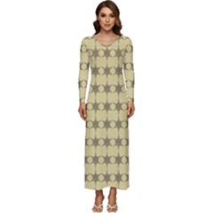 Pattern 145 Long Sleeve Longline Maxi Dress by GardenOfOphir