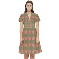 Pattern 146 Short Sleeve Waist Detail Dress by GardenOfOphir