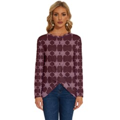 Pattern 150 Long Sleeve Crew Neck Pullover Top