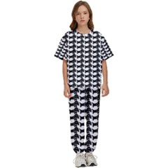 Pattern 156 Kids  Tee And Pants Sports Set