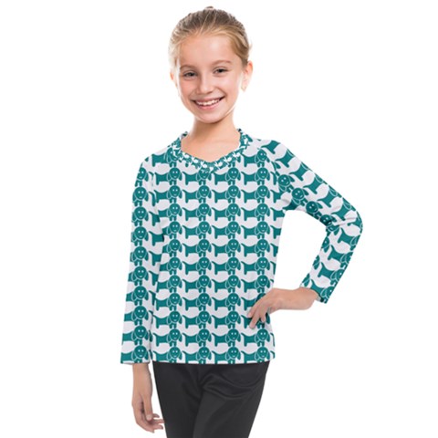 Pattern 157 Kids  Long Mesh Tee by GardenOfOphir