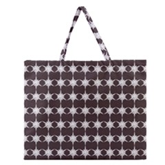 Pattern 155 Zipper Large Tote Bag by GardenOfOphir