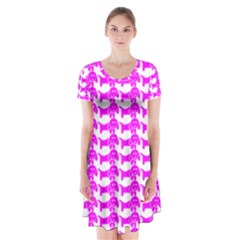 Pattern 159 Short Sleeve V-neck Flare Dress by GardenOfOphir