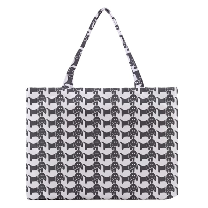 Pattern 160 Zipper Medium Tote Bag