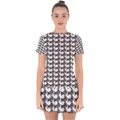Pattern 160 Drop Hem Mini Chiffon Dress by GardenOfOphir