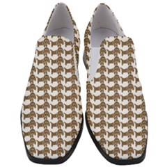 Pattern 161 Women Slip On Heel Loafers by GardenOfOphir