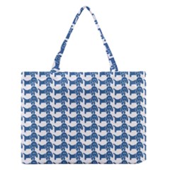 Pattern 162 Zipper Medium Tote Bag