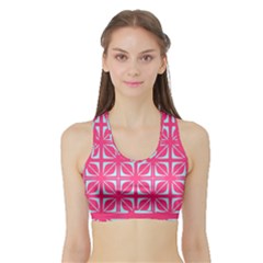 Pattern 164 Sports Bra With Border by GardenOfOphir