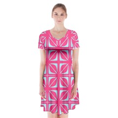 Pattern 164 Short Sleeve V-neck Flare Dress by GardenOfOphir