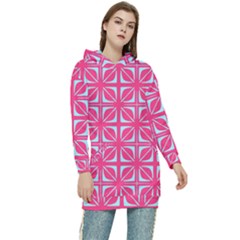 Pattern 164 Women s Long Oversized Pullover Hoodie by GardenOfOphir