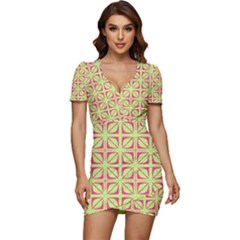 Pattern 165 Low Cut Cap Sleeve Mini Dress by GardenOfOphir