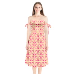 Pattern 166 Shoulder Tie Bardot Midi Dress by GardenOfOphir