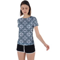 Pattern 167 Back Circle Cutout Sports Tee by GardenOfOphir