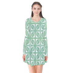 Pattern 168 Long Sleeve V-neck Flare Dress by GardenOfOphir