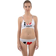 I Love Julie Wrap Around Bikini Set by ilovewhateva