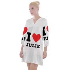 I Love Julie Open Neck Shift Dress by ilovewhateva