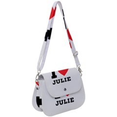 I Love Julie Saddle Handbag by ilovewhateva