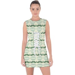 Pattern 173 Lace Up Front Bodycon Dress by GardenOfOphir