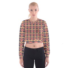 Pattern 175 Cropped Sweatshirt by GardenOfOphir