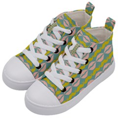 Pattern 176 Kids  Mid-top Canvas Sneakers by GardenOfOphir