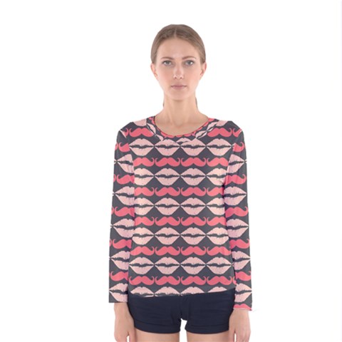 Pattern 180 Women s Long Sleeve Tee by GardenOfOphir