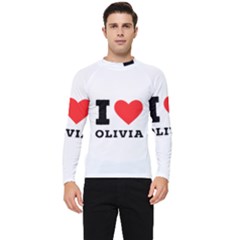 I Love Olivia Men s Long Sleeve Rash Guard by ilovewhateva