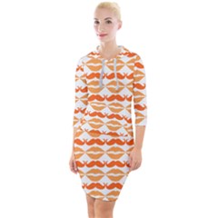 Pattern 181 Quarter Sleeve Hood Bodycon Dress