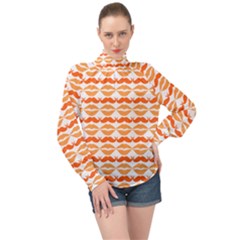 Pattern 181 High Neck Long Sleeve Chiffon Top by GardenOfOphir