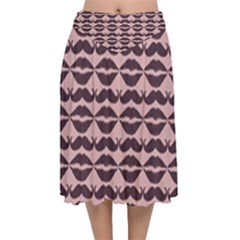 Pattern 182 Velvet Flared Midi Skirt