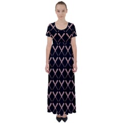 Pattern 183 High Waist Short Sleeve Maxi Dress by GardenOfOphir