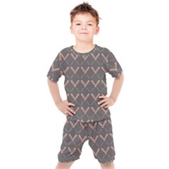 Pattern 184 Kids  Tee And Shorts Set by GardenOfOphir