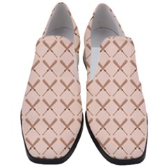 Pattern 185 Women Slip On Heel Loafers