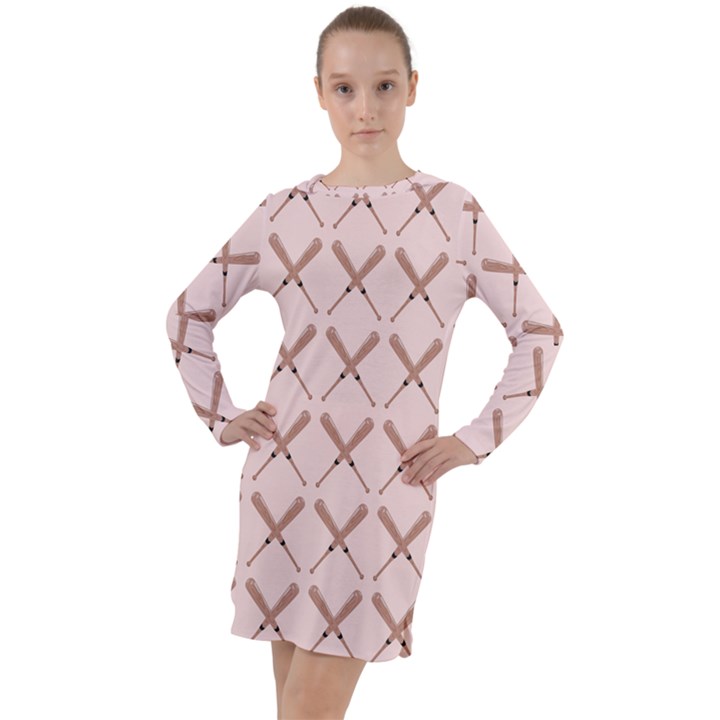 Pattern 185 Long Sleeve Hoodie Dress