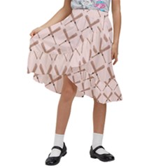 Pattern 185 Kids  Ruffle Flared Wrap Midi Skirt