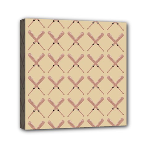 Pattern 188 Mini Canvas 6  X 6  (stretched) by GardenOfOphir