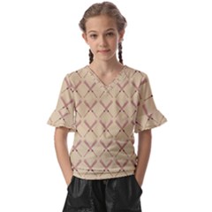 Pattern 188 Kids  V-neck Horn Sleeve Blouse by GardenOfOphir