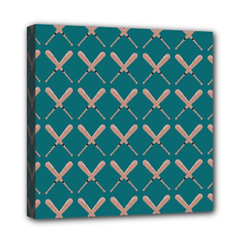 Pattern 191 Mini Canvas 8  X 8  (stretched) by GardenOfOphir