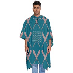 Pattern 191 Men s Hooded Rain Ponchos