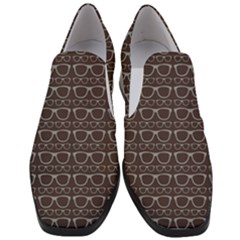 Pattern 194 Women Slip On Heel Loafers by GardenOfOphir