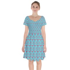 Pattern 195 Short Sleeve Bardot Dress by GardenOfOphir