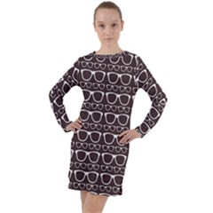 Pattern 201 Long Sleeve Hoodie Dress by GardenOfOphir