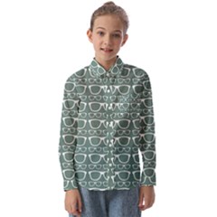 Pattern 202 Kids  Long Sleeve Shirt by GardenOfOphir