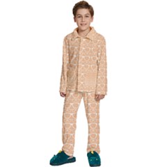 Pattern 203 Kids  Long Sleeve Velvet Pajamas Set by GardenOfOphir