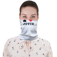 I Love Joyce Face Covering Bandana (adult) by ilovewhateva