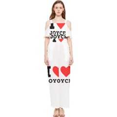 I Love Joyce Draped Sleeveless Chiffon Jumpsuit by ilovewhateva