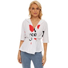 I Love Joyce Lightweight Drawstring Hooded Top by ilovewhateva