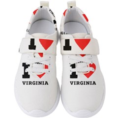 I Love Virginia Men s Velcro Strap Shoes by ilovewhateva