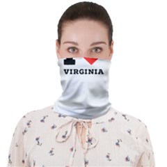 I Love Virginia Face Covering Bandana (adult) by ilovewhateva