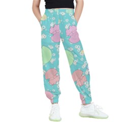 Jellyfish Animal Translucent Kids  Elastic Waist Pants by Semog4