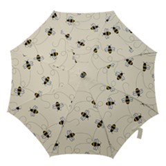 Insects Bees Digital Paper Hook Handle Umbrellas (large)